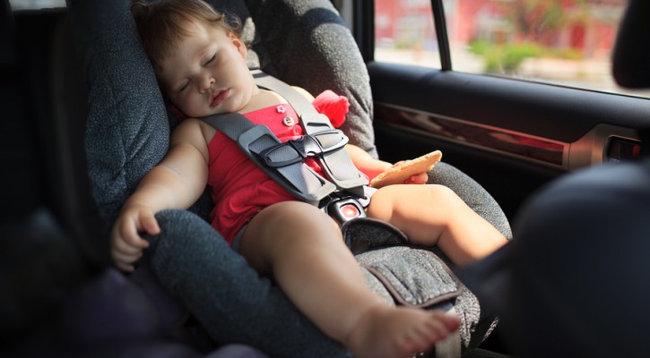 Children left in hot cars