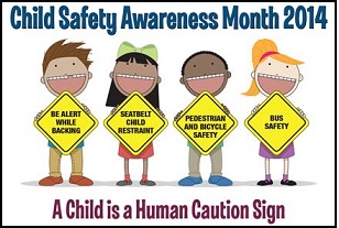 A child is a human caution sign