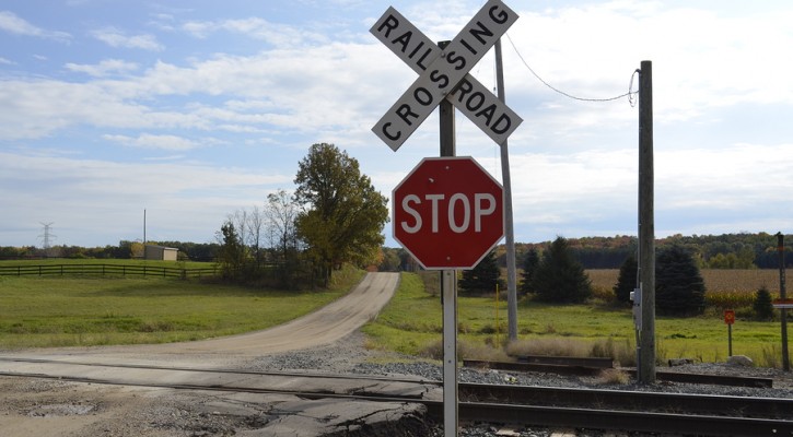 Google navigation system to alert of railroad crossings