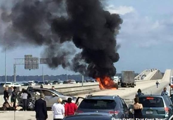 Buckman bridge crash