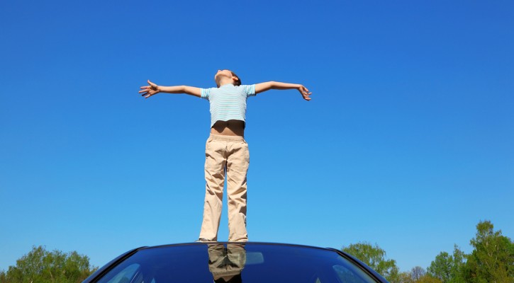 Car surfing